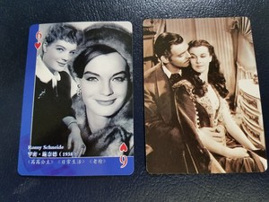 Romy Schneider Actress Sissi The Swimming World Movie Star Playing Card