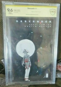 Descender #1 9.6 Signed By Nguyen 1st Print ! Near Mint+ Optioned Graded Image - Picture 1 of 6
