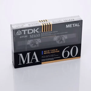 1x TDK MA60 casete de metal casete de audio casete (B) - Imagen 1 de 3