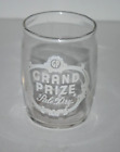 Grand Prize beer vintage shell / tasting glass, 3 1/4", excellent, Texas beer