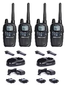 4 Walkie Talkie Midland G7 Pro + Chargers + Batteries Range 25Km - Picture 1 of 3
