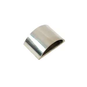 Viola Frog Pure Silver Ring Ferrule Bow Making Restore Fix Material Parts - Picture 1 of 3