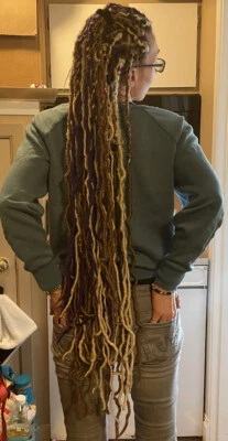 Extensiones de cabello Goddess Locs Crochet Twist Dreadlock 36 pulgadas cabeza entera nuevo Foto 1 de 4