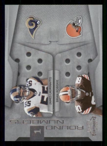 2009 Playoff Contenders Round Numbers #13 James Laurinaitis/Brian Robiskie - Picture 1 of 2