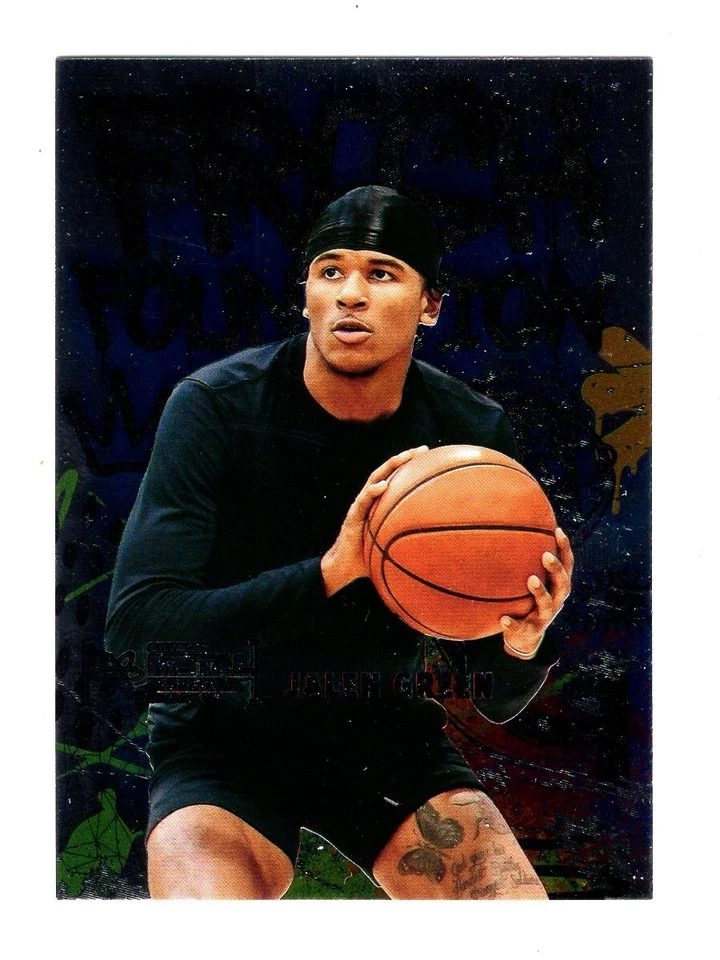 2021 SKYBOX METAL UNIVERSE FRESH FOUNDATION FF1 JALEN GREEN ROCKETS - Image 1 of 1