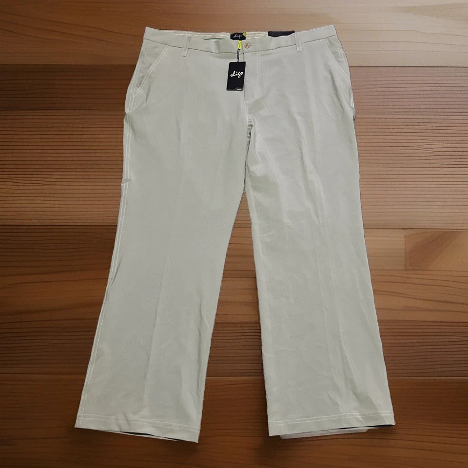 New Sligo Wear Preston Golf Pants Mens Size 40 (42x30) Light Gray Lightweight - Image 1 of 4