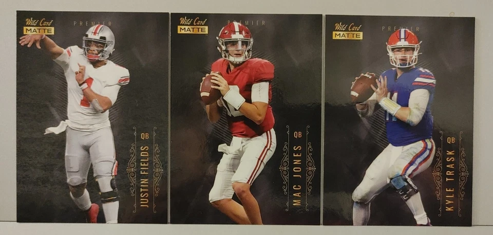 2021 Wild Card Matte Black Retail base cards Pick from drop down list - Image 1 of 1