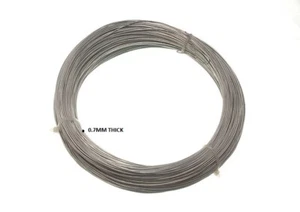 Rotolo Di Acciaio Zincato Filo 0.7 MM X 1/2 KG Circa 160 Metri Onestopdiy Ne - Foto 1 di 1