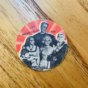Tarjeta de disco The Munsters 1968 ultra rara Piratas Argenitna - Imagen 1 de 2