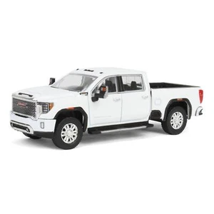 1/64 2022 GMC Sierra 2500 Denali, Summit White, Karson Diecast Exclusive 51510-B - Picture 1 of 6