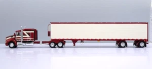DCP candy red Kenworth T660 72" midroof spread axle reefer 60-1907 1/64 NEW - Picture 1 of 4