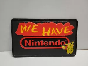 We Have Nintendo Vintage Store Display Sign World of Nintendo Promotional WON - Picture 1 of 2