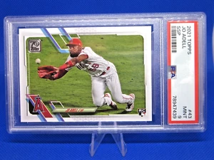 2021 TOPPS SERIES 1 #43 JO ADELL SUPER SHORT PRINT SSP PSA-9 MINT LA ANGELS RC - Picture 1 of 6