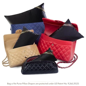 Bag-a-Vie Geldbörse Formkissen für/passt Chanel Bags - schwarz 4er-Pack Starter Set - Bild 1 von 6
