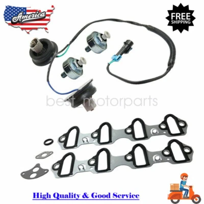 Knock Sensor Kit For 99-2008 Chevrolet Silverado 1500 Screw-in Type 8Pc Foto 1 de 4