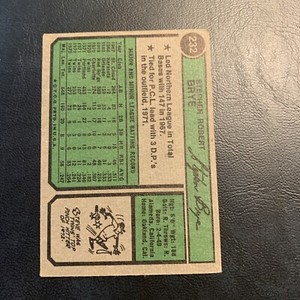 Cb26 1974 Topps￼ #232 Steve Brye Minnesota twins￼