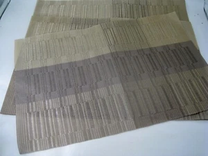 Pressed vinyl placemats, Champagne colors, similar to Chilewich, but NOT Chilewi - Picture 1 of 3