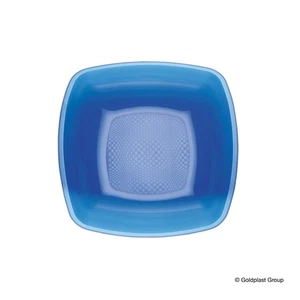 Geschirr Mittel Quadrat Karo Bunt 25 Stücke Ps Riciclabili GOLD PLAST Parteien - Bild 1 von 7