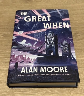 The Great When A Long London Novel Signed Autographed HC Alan Moore Foto 1 de 3
