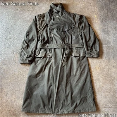 Barbour motorcycle coat Jacket Blouson Oiled Cotton Olive Men Size 36 - Image 1 of 4