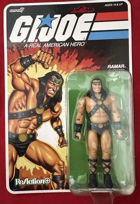 GI Joe Reaction Plus Ramar Action Figure 3.75" With O-Ring Super7 + - Image 1 of 3