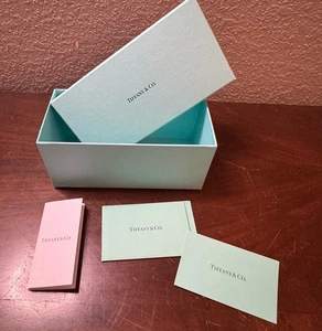 Tiffany & Co Blue 6.75 X 3.25 X 3” Watch Box With Paperwork Pristine Condition - Picture 1 of 9