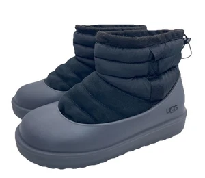 Ugg Classic Mini Pull On Weather Snow Boots Black Waterproof Thinsulate Men’s 9 - Picture 1 of 24