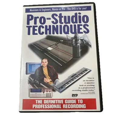 Pro-Studio Techniques DVD recording  mixing sound studio set up - Image 1 of 2