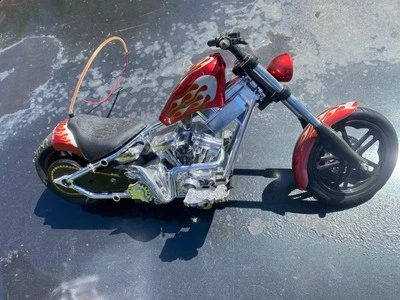 West Coast Choppers Jesse James El Diablo RC Motorcycle For Parts With Trailer - Image 1 of 4