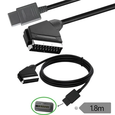 SCART RGBs Cord for N64 Vintages Gaming Consoles NTSC 180cm - Image 1 of 4