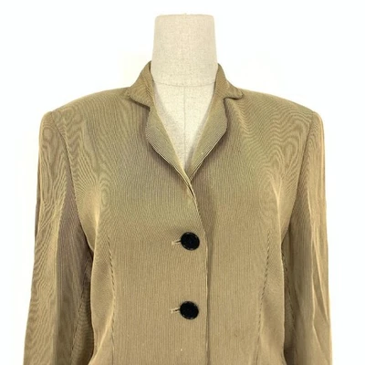 Gucci Men's Beige Striped Tailored Jacket Size 44 Excellent Condition Japan - Image 1 of 4