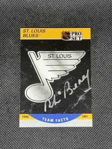 St. Louis Blues Signed Auto Card # ~ COA - Picture 1 of 3