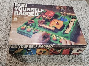 Vintage 1979 Run Yourself Ragged Game Tomy Tested Working - Picture 1 of 4