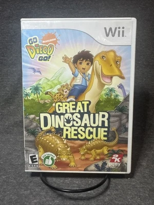 Go Diego Go: Great Dinosaur Rescue - Nintendo Wii CIB 12 - Image 1 of 4