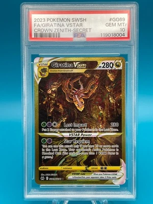 PSA 10 Giratina VSTAR GG69/GG70 Secret Rare - 2023 Pokemon Crown Zenith - Image 1 of 2