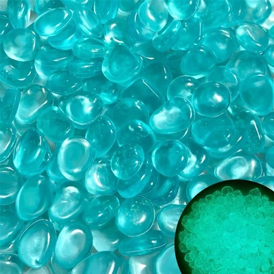 Guijarros Brillantes, 200 piezas Rocas Brillantes, Piedras Brillantes en la Oscuridad para Decoración Exterior... Foto 1 de 4