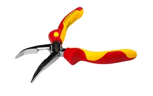 Wiha Flachrundzange Professional Electric mit Schneide gebogene Form, Spitzzange - Bild 1 von 4