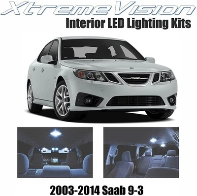 Xtremevision Interior LED for Saab 9-3 2003-2014 (7 Pieces) Cool White... - Image 1 of 4