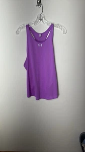 Under Armour purple Fitted Heat Gear Tank Top Size XL - Picture 1 of 5