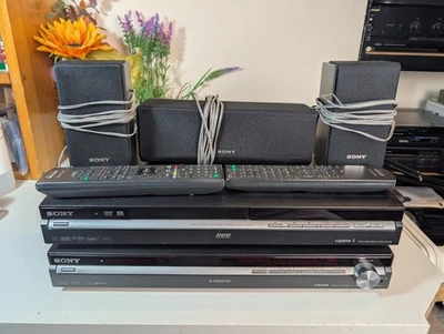 Sony STR-KS1100 Home Cinema AV Receiver & Sony RDR-HX750 DVD Player Remotes - Image 1 of 4