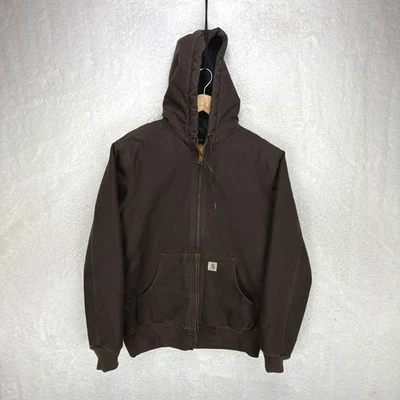 Carhartt Sandstone Active Jacket Quilt Lined Womens Small WJ130 DKB Dark Brown - Image 1 of 4
