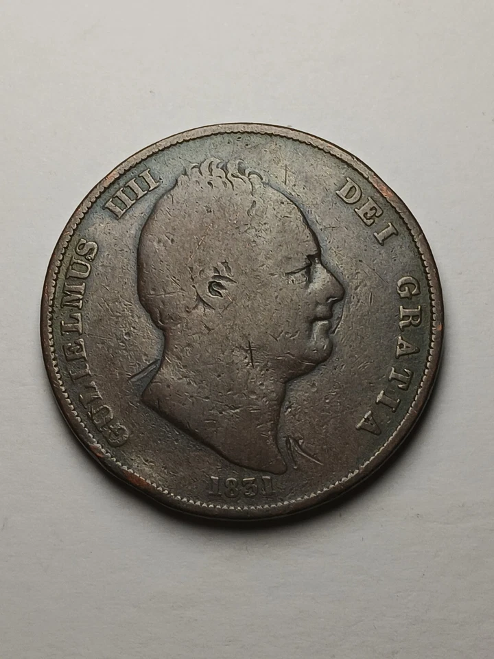 1831 Great Britain William IV One Penny (F/VF, Glossy Finish) - Image 1 of 4