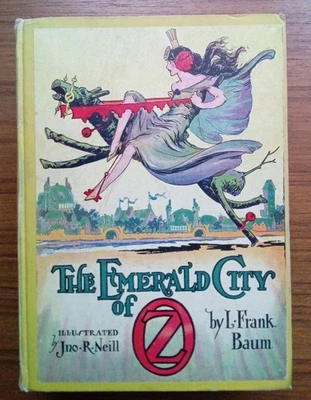 Vintage 1910 ~ The Emerald City of Oz ~ L Frank Baum, Jno R Neill ~First Edition - Image 1 of 4