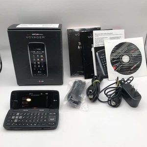 LG Voyager (Verizon) VX10000 Cell Phone 2.0MP w Box and ALL Cables + CD - RARE! - Picture 1 of 12