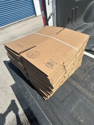 ULINE S‑4062 6x6x6 Corrugated Boxes – 25 Pack – New Cardboard Shipping Cartons - Image 1 of 3