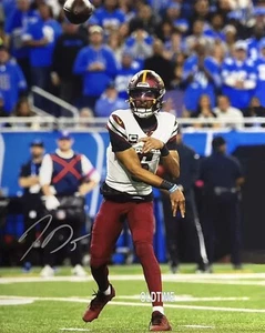 Jayden Daniels Washington Commanders "TD Strike" Autograph Signed Reprint Photo - Picture 1 of 1