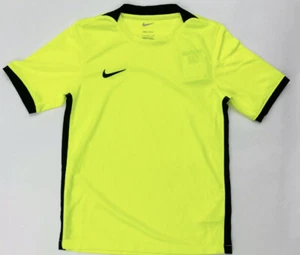 Nike Maglia Calcio Calcio Ragazzo Maglia Media Giallo Neon DH8368 - Foto 1 di 4