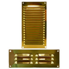 Haron B985  Brass Louvered Vents 150 x 150mm