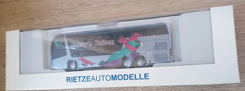 Rietze 65312 - 1/87 Neo Piano Skyliner Robby Viaggi - Nuovo - Immagine 1 di 1