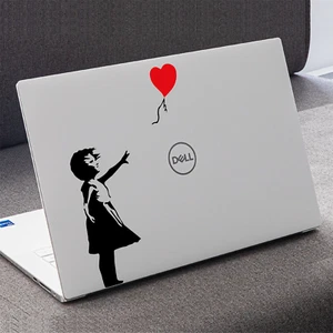 Pegatina de calcomanía para niña BANKSY BALLOON se adapta a todas las computadoras portátiles HP, Dell, Microsoft, Samsung - Imagen 1 de 3